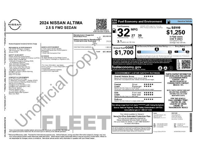 2024 Nissan Altima 2.5 S