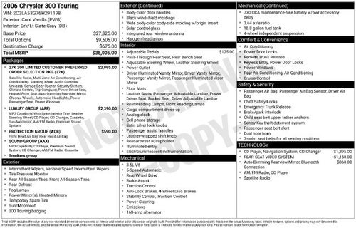 2006 Chrysler 300 Touring