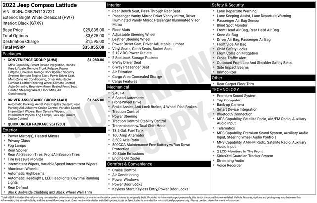 2022 Jeep Compass Latitude