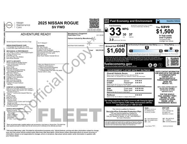 2025 Nissan Rogue SV