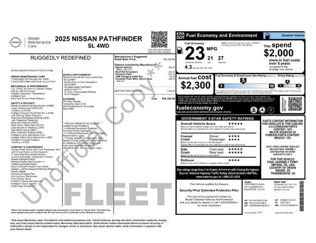 2025 Nissan Pathfinder SL