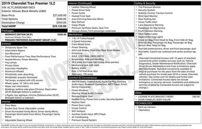 2019 Chevrolet Trax Premier