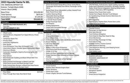 2023 Hyundai Santa Fe SEL