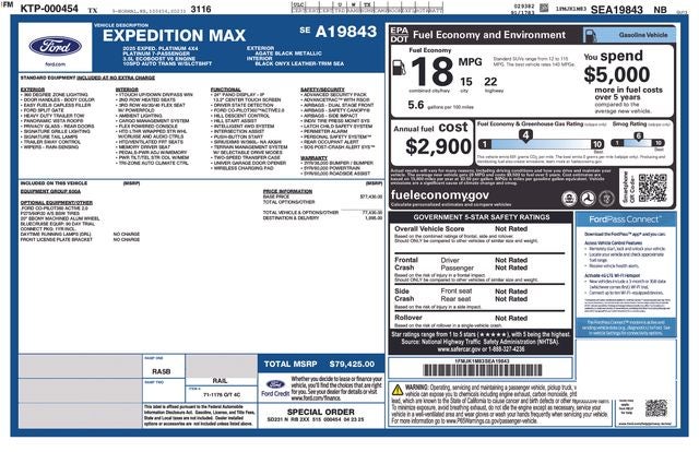2025 Ford Expedition Platinum MAX