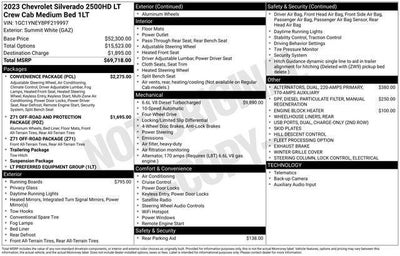2023 Chevrolet Silverado 2500HD 4WD Crew Cab Standard Bed LT