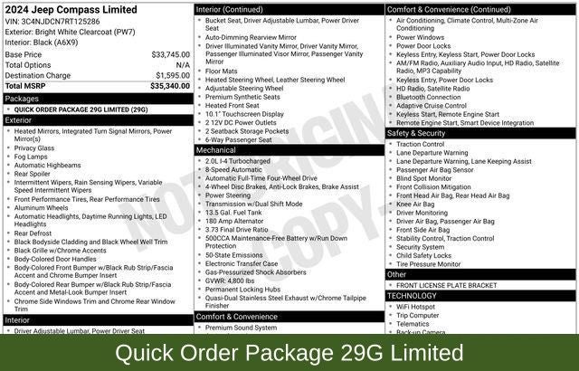 2024 Jeep Compass Limited 4x4