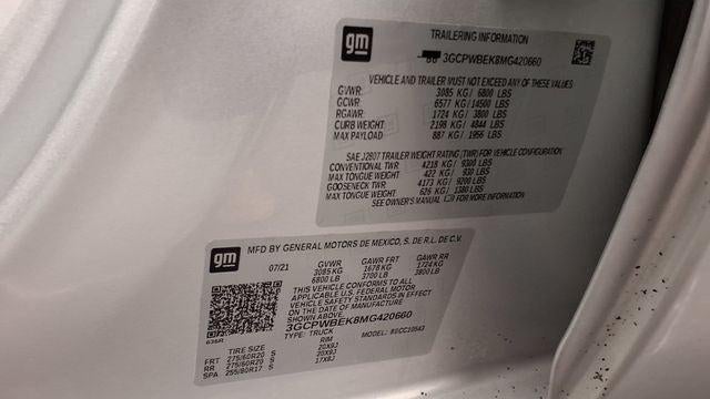 2021 Chevrolet Silverado 1500 2WD Crew Cab Short Bed Custom