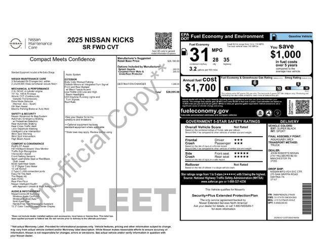 2025 Nissan Kicks SR FWD