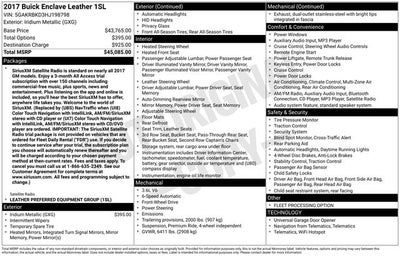 2017 Buick Enclave Leather