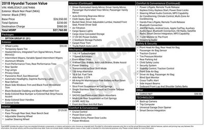 2018 Hyundai Tucson Value