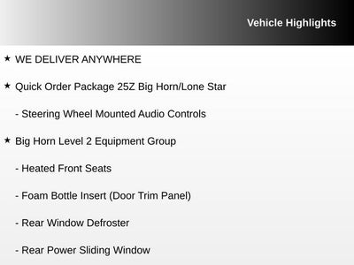 2019 RAM 1500 Big Horn/Lone Star