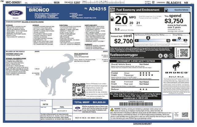 2024 Ford Bronco Outer Banks