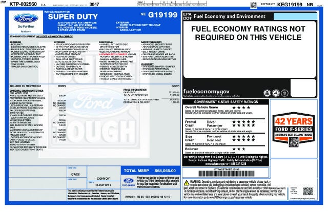 2019 Ford Super Duty F-250 Lariat