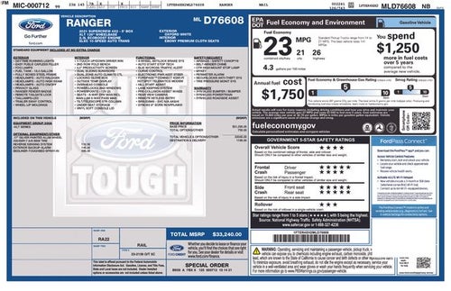 2021 Ford Ranger XLT