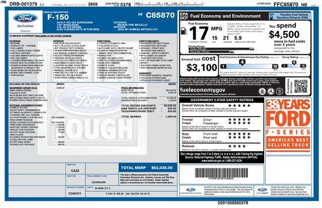 2015 Ford F-150 XLT