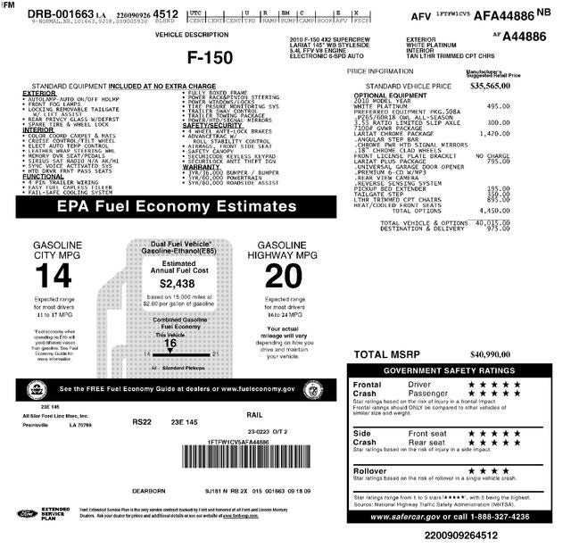 2010 Ford F-150 XL