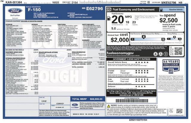 2021 Ford F-150 Lariat