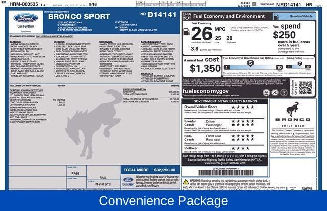 2022 Ford Bronco Sport Big Bend