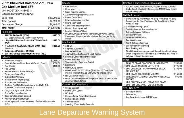 2022 Chevrolet Colorado Z71