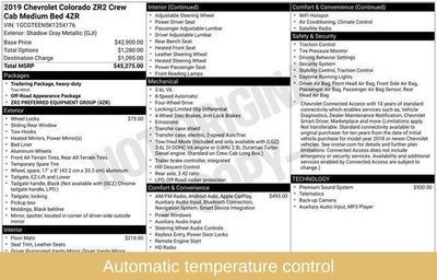 2019 Chevrolet Colorado ZR2