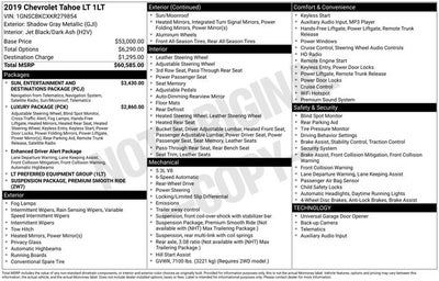 2019 Chevrolet Tahoe LT