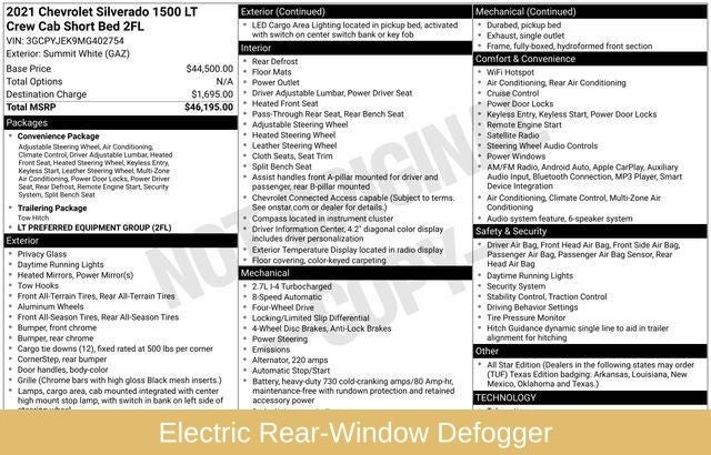 2021 Chevrolet Silverado 1500 LT