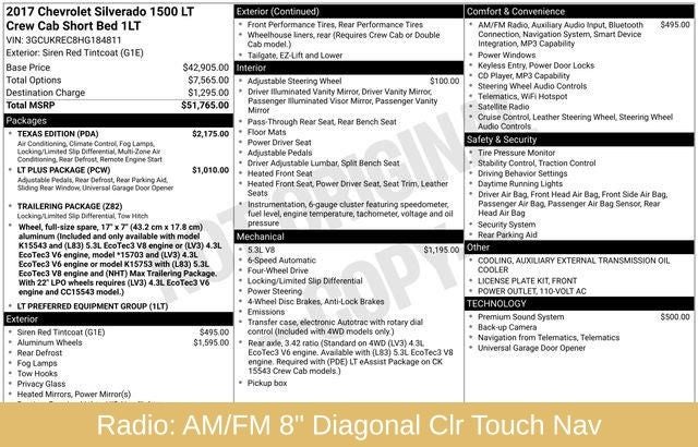 2017 Chevrolet Silverado 1500 LT LT1