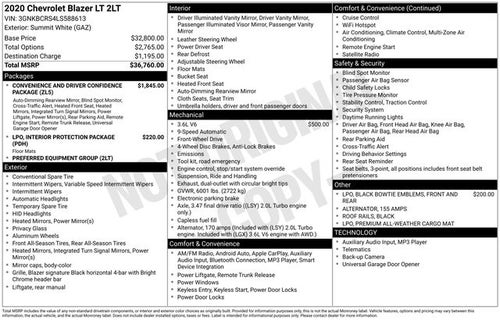 2020 Chevrolet Blazer LT