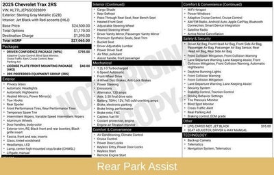 2025 Chevrolet Trax 2RS