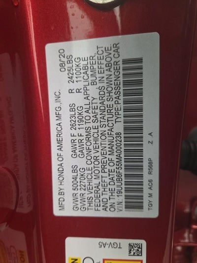 2021 Acura TLX A-Spec Package SH-AWD