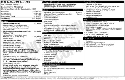 2023 Cadillac CT5 Sport