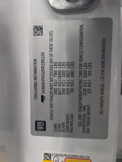 2024 Chevrolet Tahoe Z71