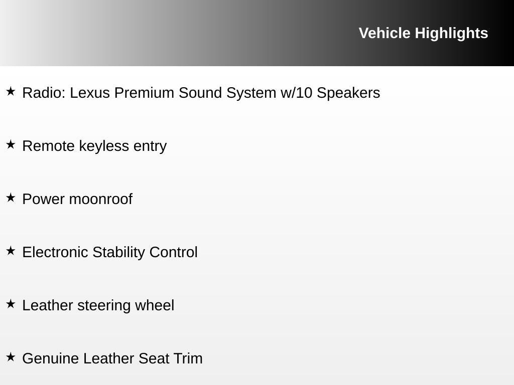 2020 Lexus ES 350 Luxury