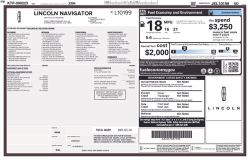 2018 Lincoln Navigator Reserve