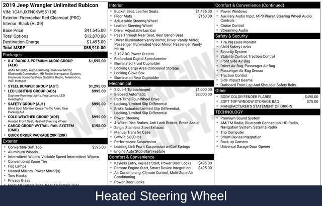 2019 Jeep Wrangler Unlimited Rubicon