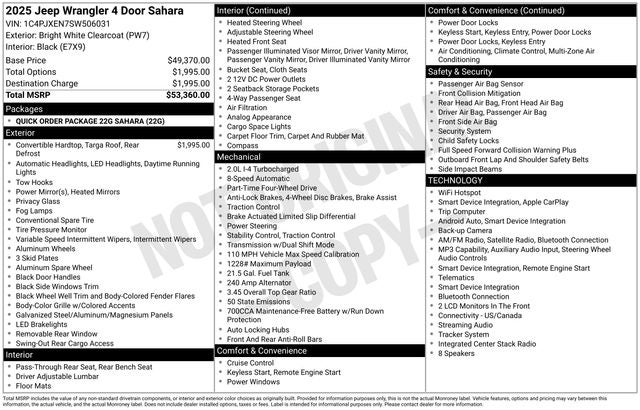 2025 Jeep Wrangler Sahara