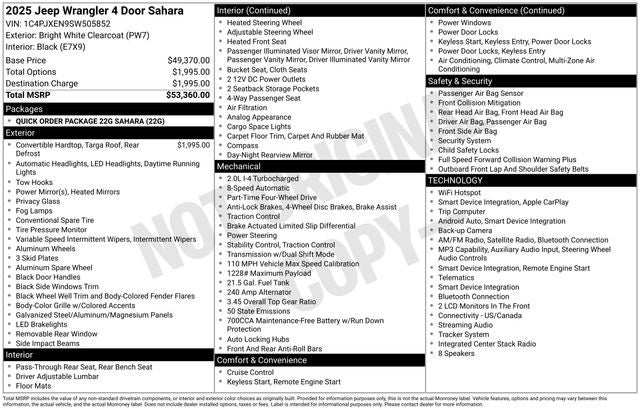 2025 Jeep Wrangler Sahara