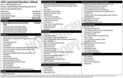 2021 Jeep Grand Cherokee L Altitude