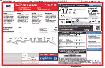 2025 Ford Ranger Raptor
