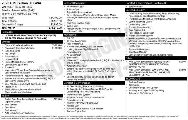 2023 GMC Yukon SLT