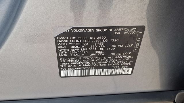 2024 Volkswagen Atlas 2.0T SE w/Technology