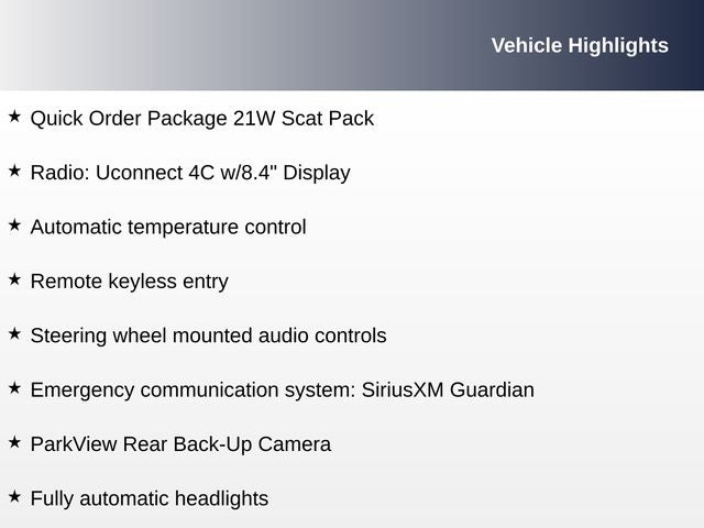 2023 Dodge Charger R/T Scat Pack