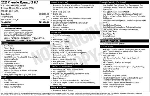 2025 Chevrolet Equinox LT