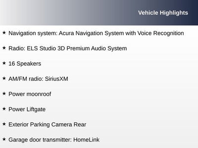 2019 Acura RDX A-Spec Package