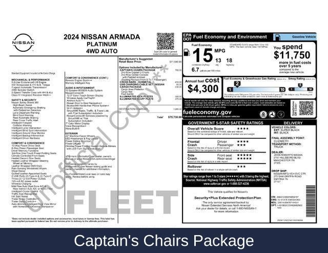 2024 Nissan Armada Platinum