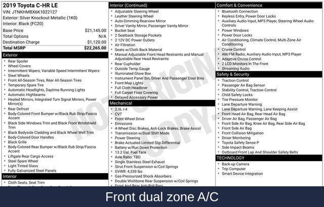 2019 Toyota C-HR XLE