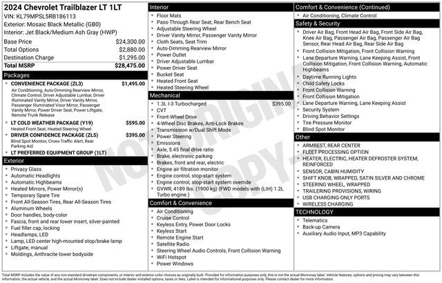 2024 Chevrolet TrailBlazer LT