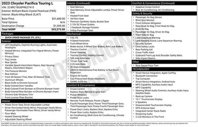 2023 Chrysler Pacifica Touring L
