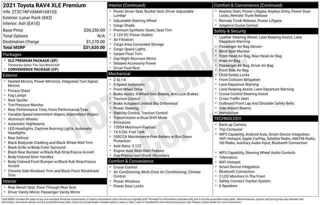 2021 Toyota RAV4 XLE Premium