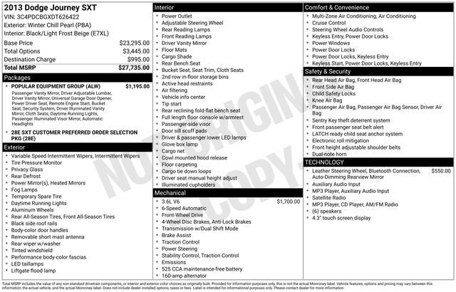 2013 Dodge Journey SXT